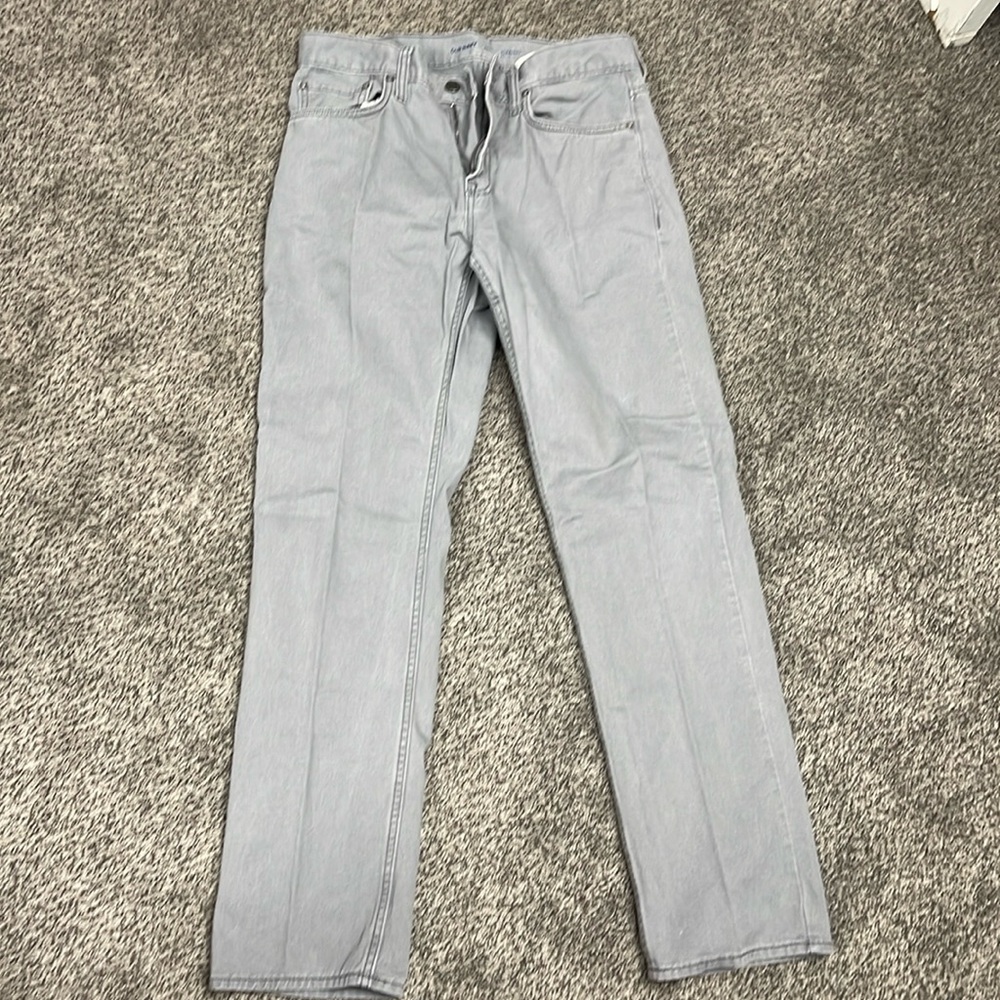Men’s Old Navy Grey Pants 32x32 Like New Straight